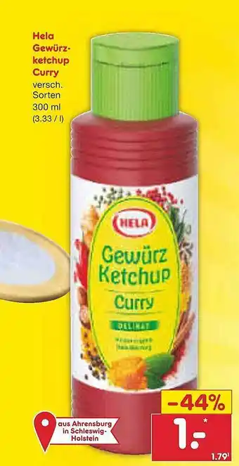 Netto Marken-Discount Hela gewürz-ketchup curry Angebot