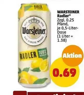 PENNY Warsteiner radler Angebot