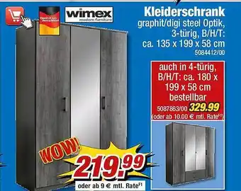 Poco Kleiderschrank wimex Angebot