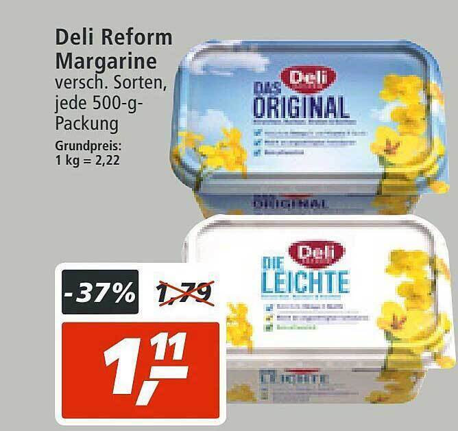 Deli reform margarine Angebot bei mein real