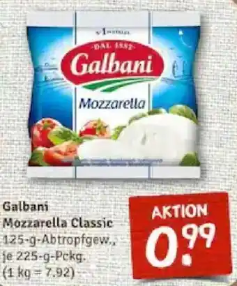 nahkauf Galbani Mozzarella Classic 225 g Pckg. Angebot