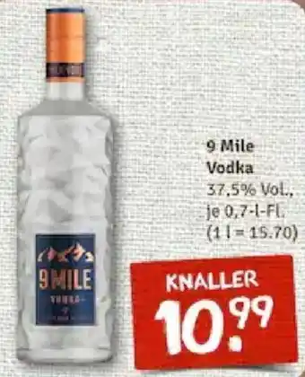 nahkauf 9 Mile Vodka 0,7 L Fl. Angebot