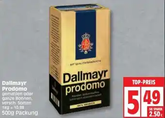 Elli Markt Dallmayr prodomo 500 g Packung Angebot