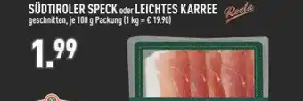 Marktkauf Südtiroler speck oder leichtes karree recla Angebot