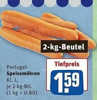 REWE Speisemöhren 2kg Angebot