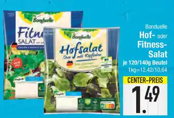 E-Center Bonduelle Hof- oder Fitness Salat 120/140 g Beutel Angebot