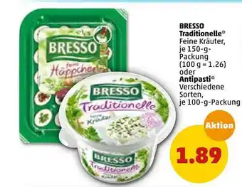 PENNY Bresso Traditionelle 150g Oder Antipasti 100g Angebot