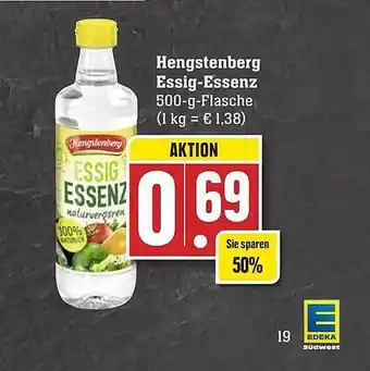 Edeka Hengstenberg essig-essenz Angebot