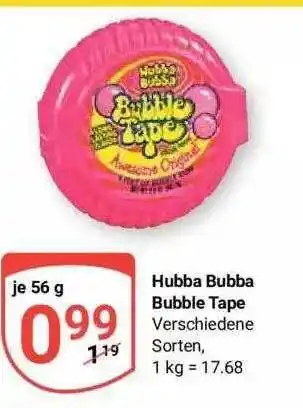 Globus Hubba bubba bubble tape Angebot