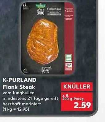 Kaufland K-purland flank steak Angebot