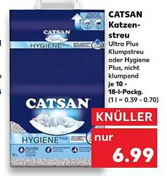 Kaufland Catsan katzenstreu Angebot