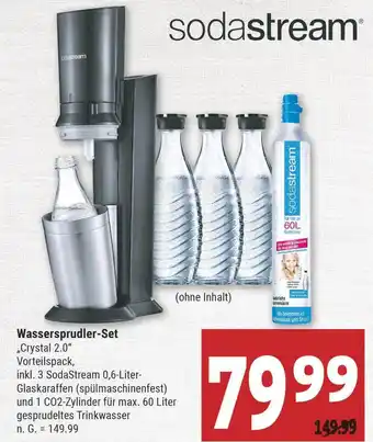 Marktkauf Sodastream wasserprunfler-set „crystal 2.0“ Angebot