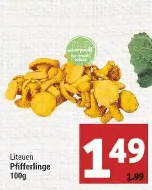 Marktkauf Litauen pfifferlinge Angebot