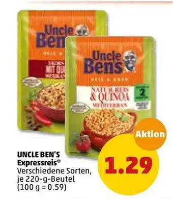 PENNY Uncle Ben's Expressreis 220g Beutel Angebot