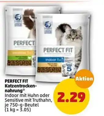 PENNY Perfect Fit Katzentrockennahrung 750g Beutel Angebot