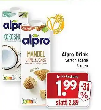 Wasgau Alpro drink Angebot