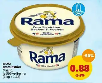 PENNY Rama Brotaufstrich 500g Becher Angebot