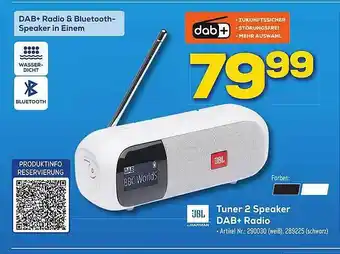 Euronics Berlet Tuner 2 speaker dab+ radio jbl Angebot