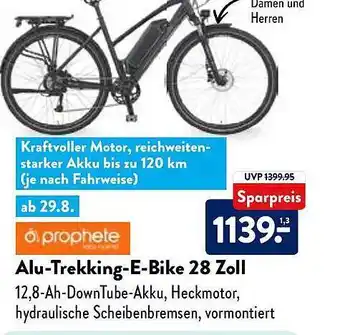 Aldi Nord Prophete alu-trekking-e-bike 28 Angebot