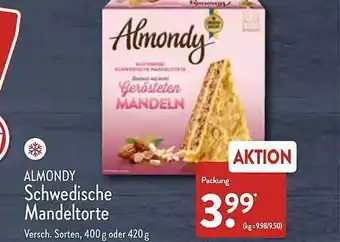 Aldi Nord Almondy schwedische mandeltorte Angebot