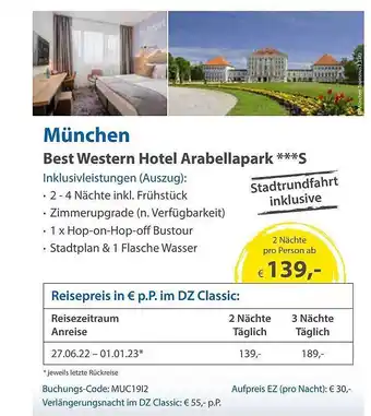 Edeka München : best western hotel arabellapark ***s Angebot