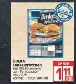 Edeka Edeka dinkelbrotchen Angebot