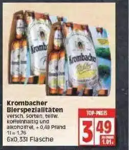 Edeka Krombacher bier spezialitaten Angebot