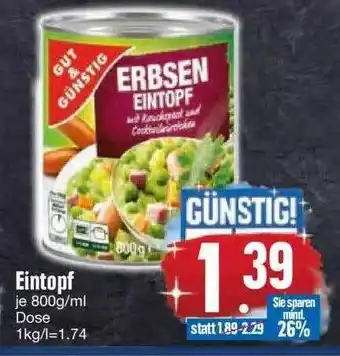 Edeka Gut & günstig eintopf Angebot