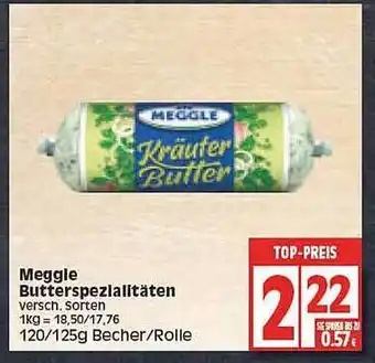 Edeka Frischemarkt Meggle butterspezialitäten Angebot