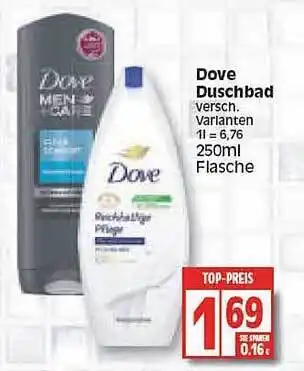 Edeka Frischemarkt Dove duschbad Angebot