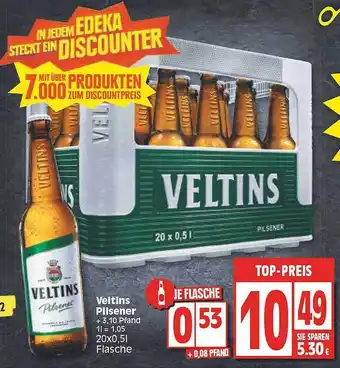 Edeka Frischemarkt Veltins pilsener Angebot