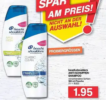 Famila Nord West Head & shoulders anti schupper shampoo Angebot