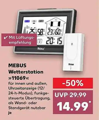 Kaufland Mebus wetterstation 11069 Angebot