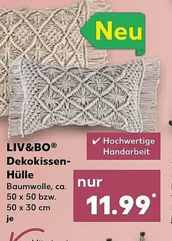 Kaufland Liv&bo dekokissen-hülle Angebot