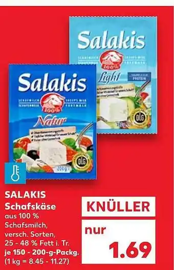 Kaufland Salakis schafskäse Angebot