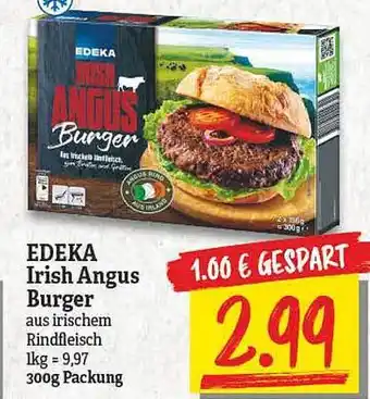 NP Discount Edeka irish angus burger Angebot