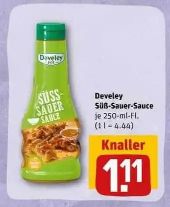 REWE Develey süß-sauer-sauce Angebot