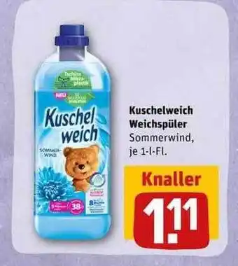 REWE Kuschelweich weichspüler Angebot