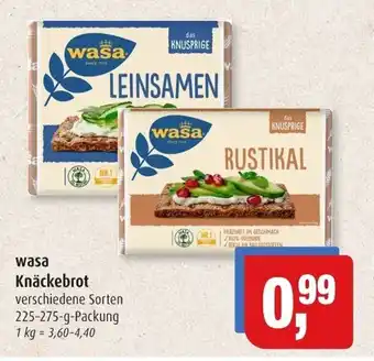 Markant Wasa Knackerbrot Spezialitat 225-275g Angebot