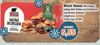 Aktiv Irma Block house mini burger Angebot