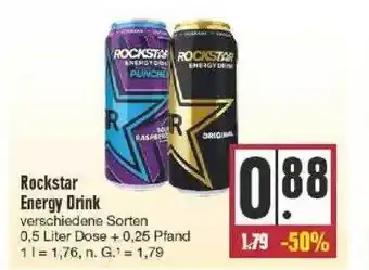 Edeka Rockstar energy drink Angebot