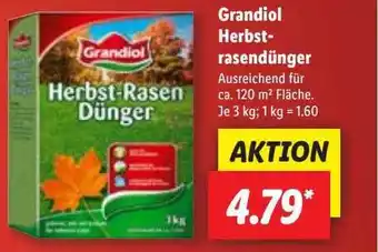 Lidl Grandiol herbstrasendünger Angebot