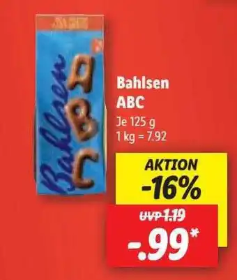 Lidl Bahlsen abc Angebot