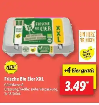 Lidl Frische bio eier xxl Angebot