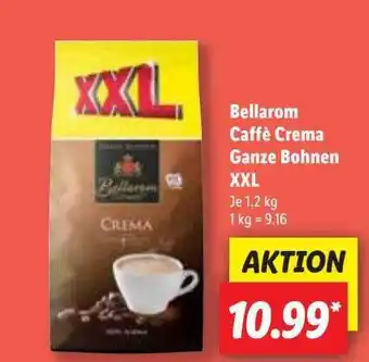 Lidl Bellarom caffè crema bohnen xxl Angebot