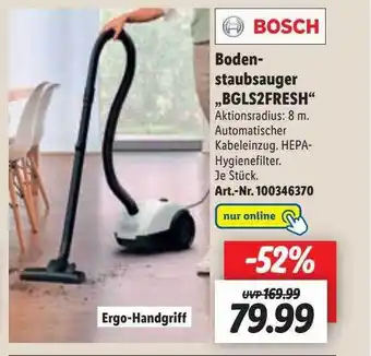 Lidl Bosch bodenstaubsauger bgls2fresh Angebot