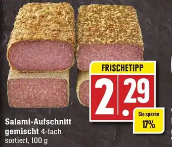 Edeka Neukauf Salami Aufschnitt gemischt 100 g Angebot