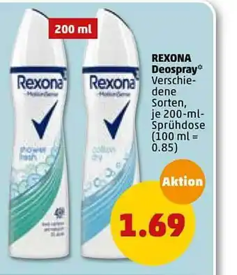 PENNY Rexona Deospray 200ml Angebot