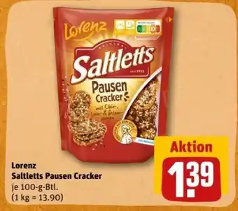 REWE Center Lorenz Saltletts Pausen Cracker 100-g-Btl. Angebot