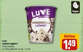 REWE Center Luve Lupinen Joghurt 400-g-Becher Angebot